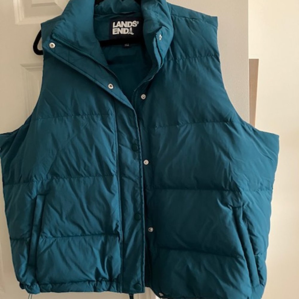 Lands End Women's Puffer Vest (Size 2X)  NEW!